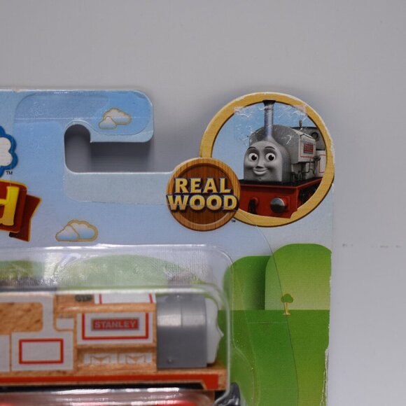 STANLEY Exposed Wood Thomas & Friends Wooden Railway Engine Trains Fisher Price - Picture 3 of 11